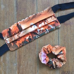 NWT Face Mask & Scrunchie Set Handmade